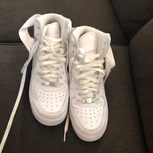High top Airforce One’s, size 8.5